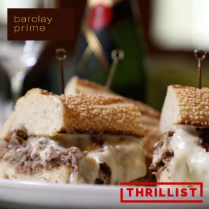 Barclay Prime’s Cheesesteak shot by Joe Paciotti of JPac Productions for Thrillist