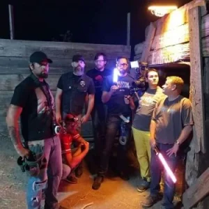 Arronn Lepperman with Crew