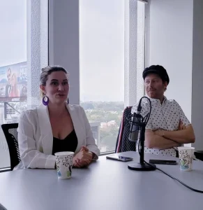 Film Connection mentors Bayou Bennett and Daniel Lir of Dream Team Directors in Los Angeles